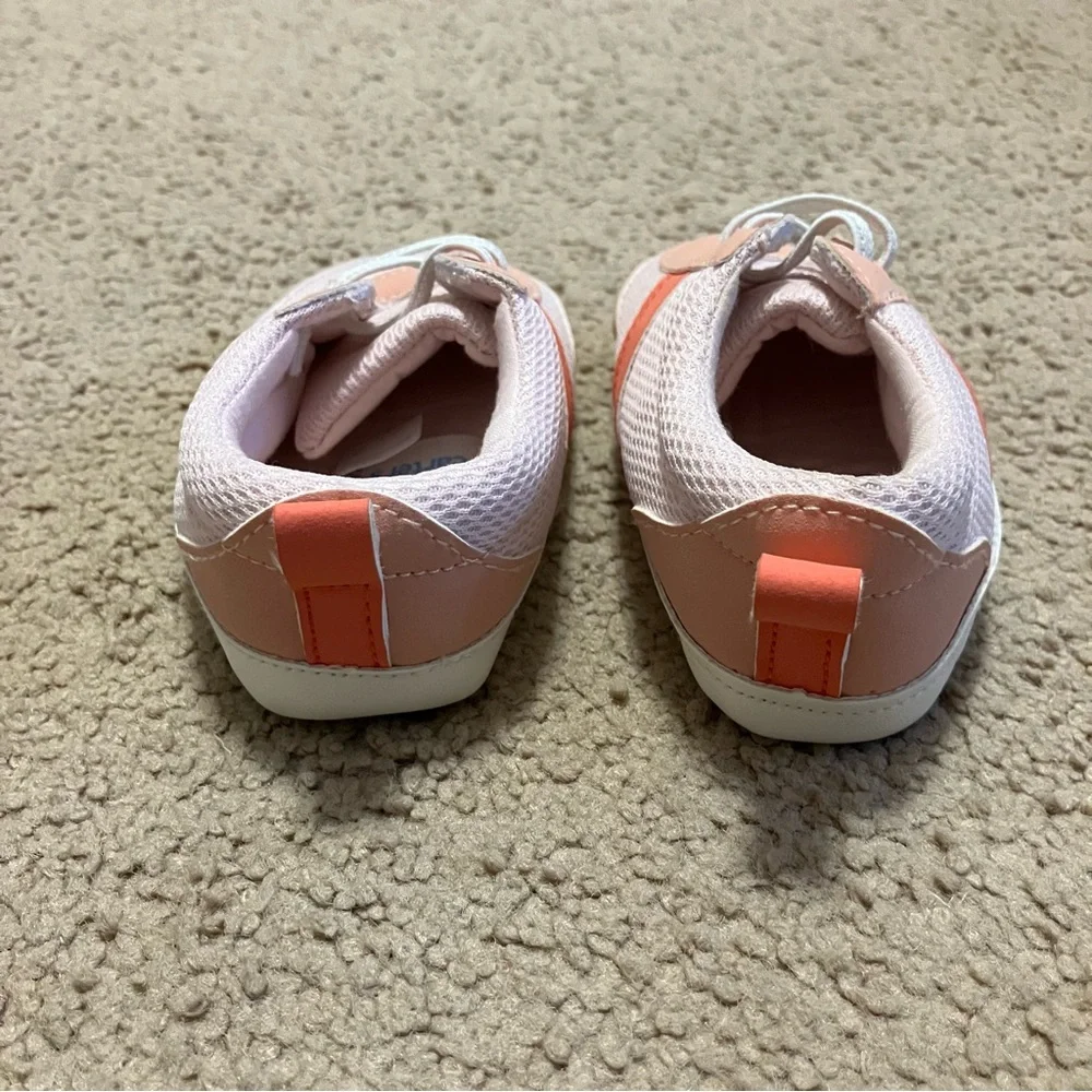 Carters Baby Girl‎ Pink Slip-On Sneaker Shoes Slippers Sz 9-12m *Like New*